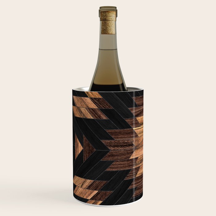 Urban Tribal Pattern No.7 - Aztec - Wood Wine Chiller Gallery Image 2