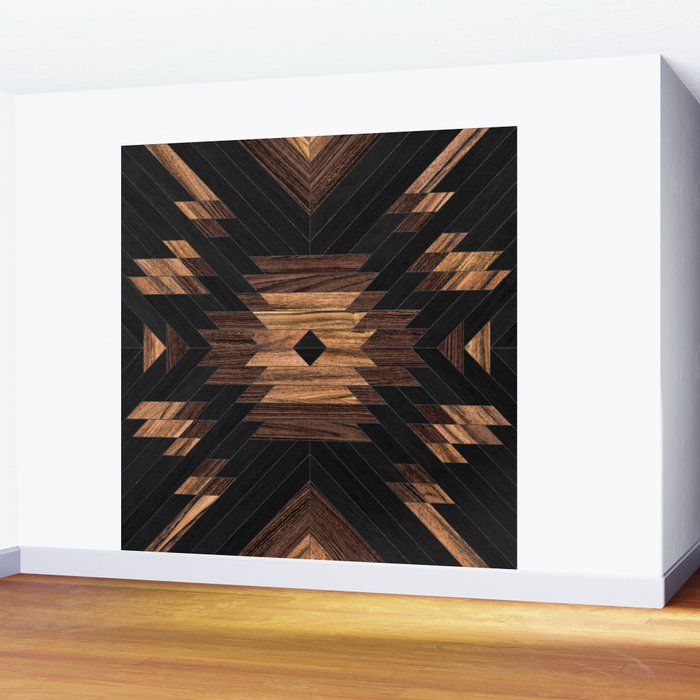 Urban Tribal Pattern No.7 - Aztec - Wood Wall Mural Gallery Image 2