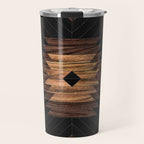 Urban Tribal Pattern No.7 - Aztec - Wood Travel Mug Gallery Image 1