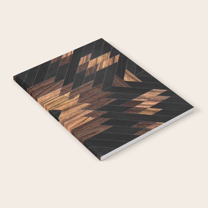 Urban Tribal Pattern No.7 - Aztec - Wood Notebook Gallery Image 2