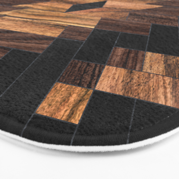 Urban Tribal Pattern No.7 - Aztec - Wood Bath Mat Gallery Image 3