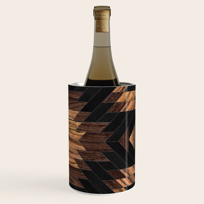 Urban Tribal Pattern No.7 - Aztec - Wood Wine Chiller Gallery Image 3