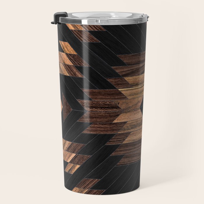 Urban Tribal Pattern No.7 - Aztec - Wood Travel Mug Gallery Image 3