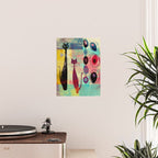 Mid-Century Modern 2 Cats - Graffiti Style Poster Gallery Image 2