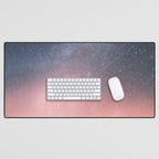 Milky Way Stars Mountain Landscape Desk Mat Gallery Image 1