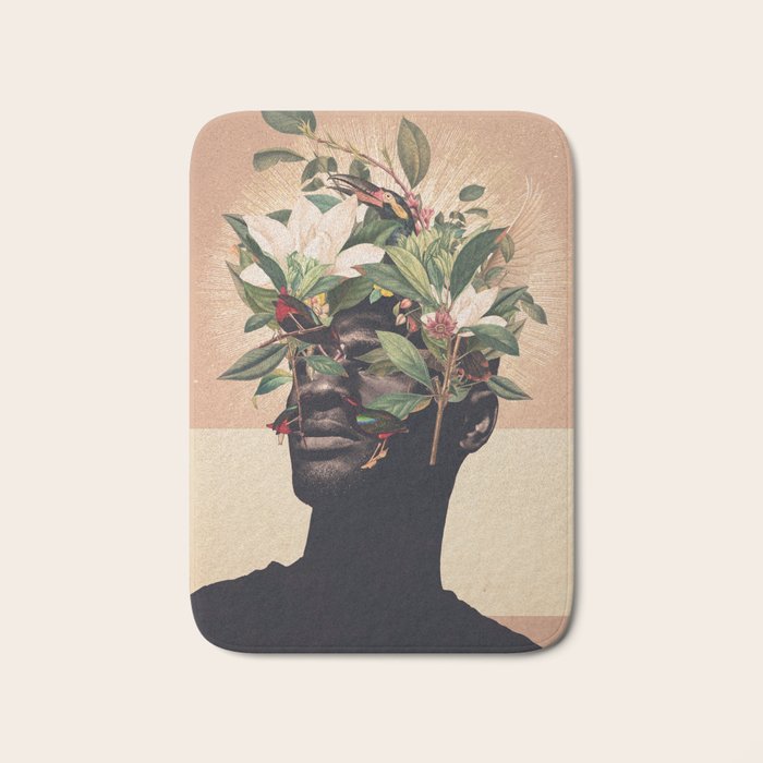 Birds are my Real Origin Reversed Bath Mat Gallery Image 1