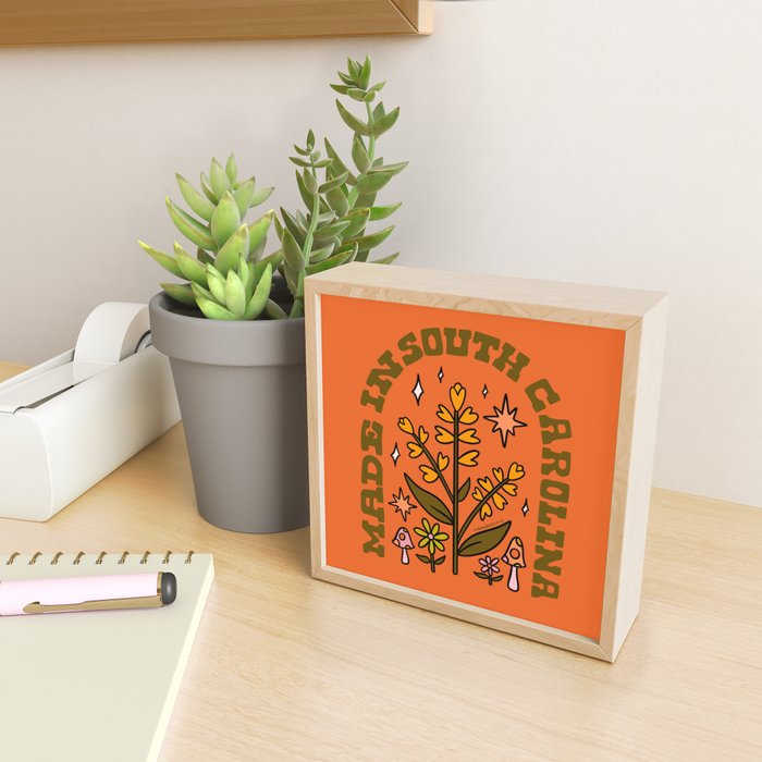 Made In South Carolina Mini Art Print Gallery Image 2