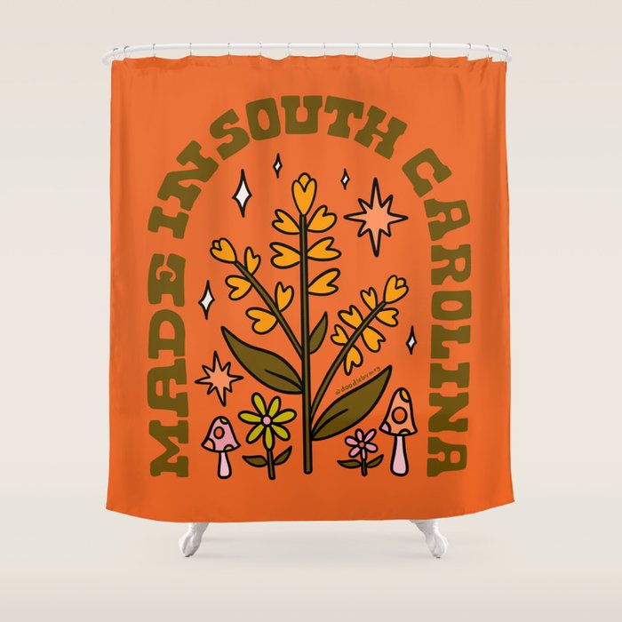 Made In South Carolina Shower Curtain Gallery Image 1