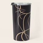 Abstract Line Art Cat 11 Travel Mug Gallery Image 3
