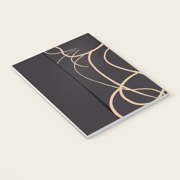 Abstract Line Art Cat 11 Notebook Gallery Image 3