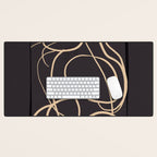 Abstract Line Art Cat 11 Desk Mat Gallery Image 1
