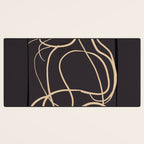 Abstract Line Art Cat 11 Desk Mat Gallery Image 3