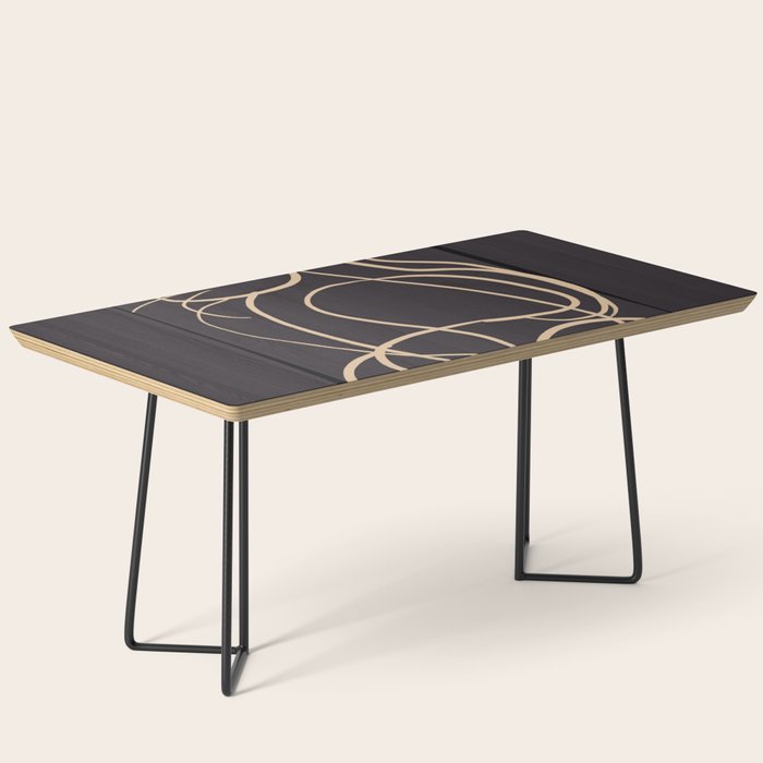 Abstract Line Art Cat 11 Coffee Table Gallery Image 1