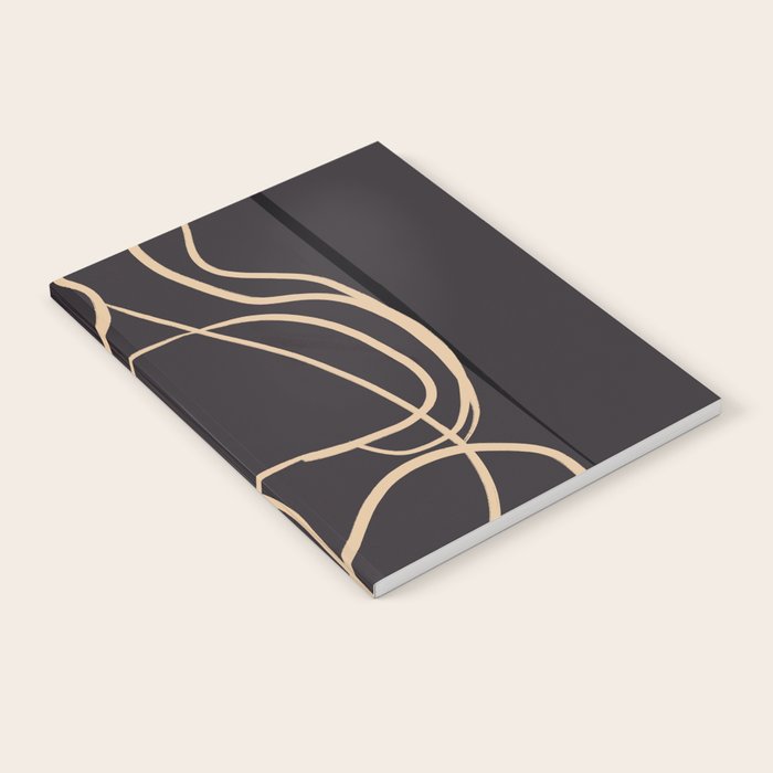 Abstract Line Art Cat 11 Notebook Gallery Image 1