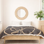 Abstract Line Art Cat 11 Duvet Cover Gallery Image 3