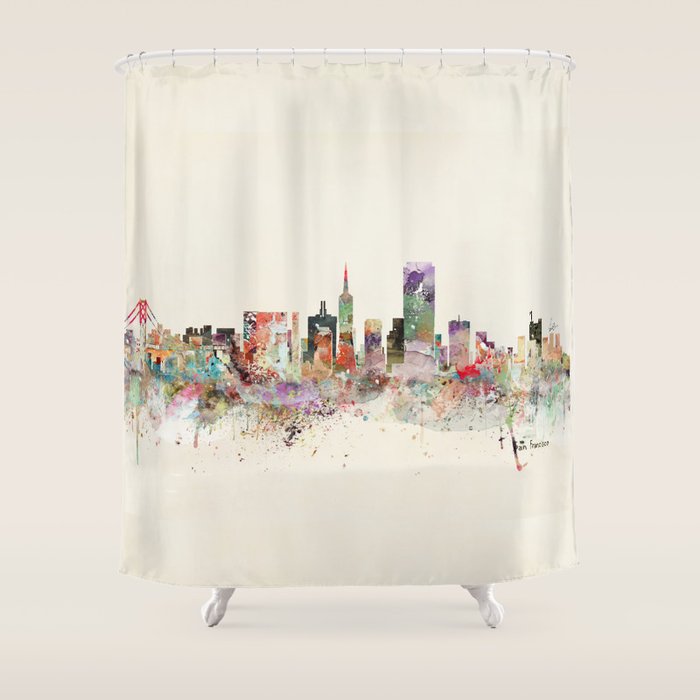 san francisco california Shower Curtain Gallery Image 1