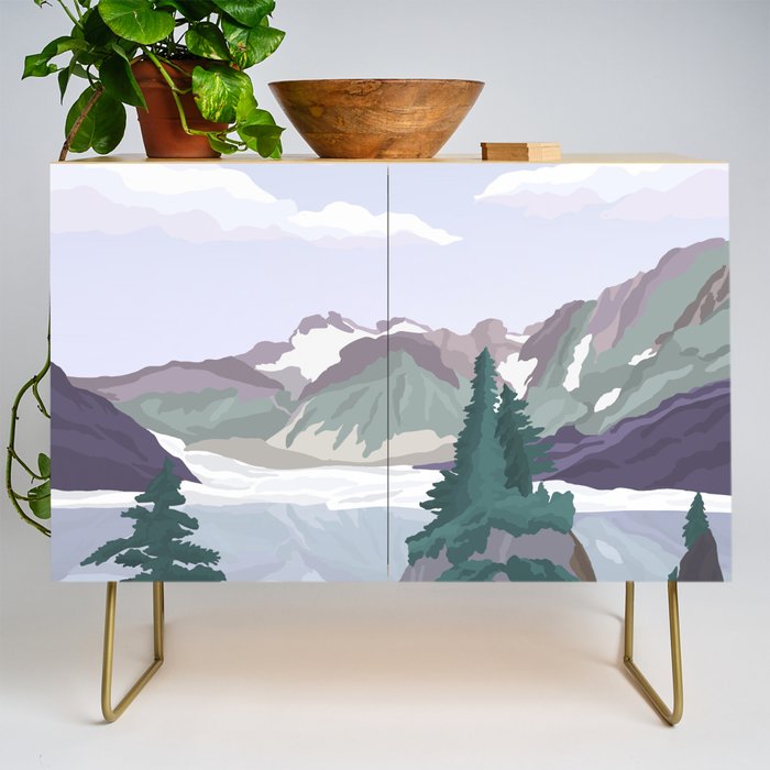 Kenai Fjords National Park Credenza Gallery Image 1