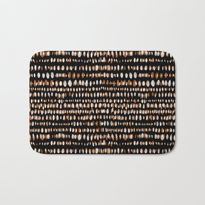 Black Forest dots Bath Mat Gallery Image 1