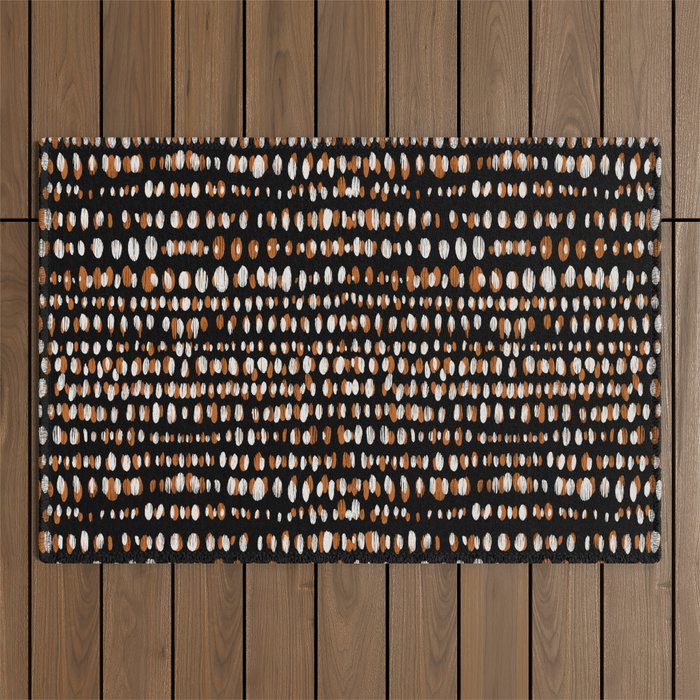 Black Forest dots Outdoor Rug Gallery Image 1