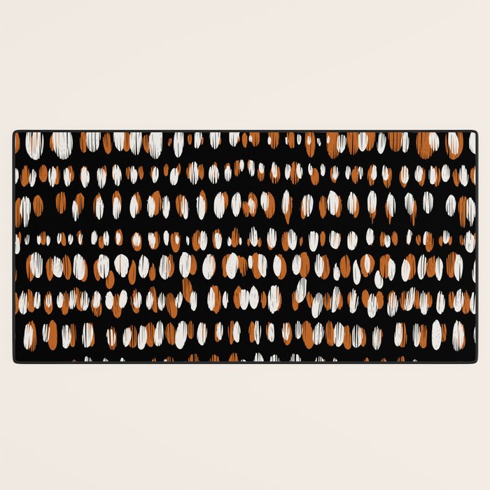 Black Forest dots Desk Mat Gallery Image 3