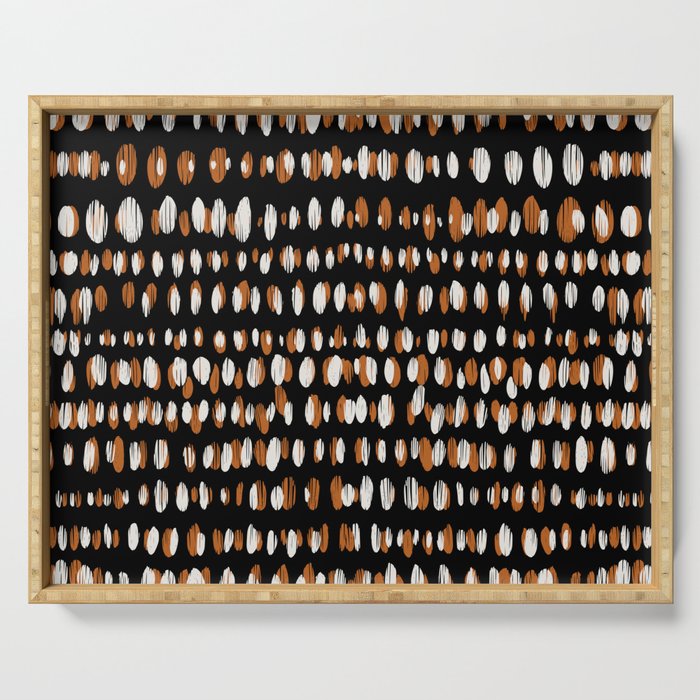 Black Forest dots Serving Tray Gallery Image 1