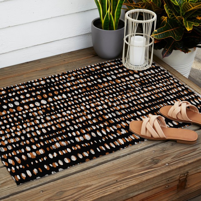 Black Forest dots Outdoor Rug Gallery Image 2
