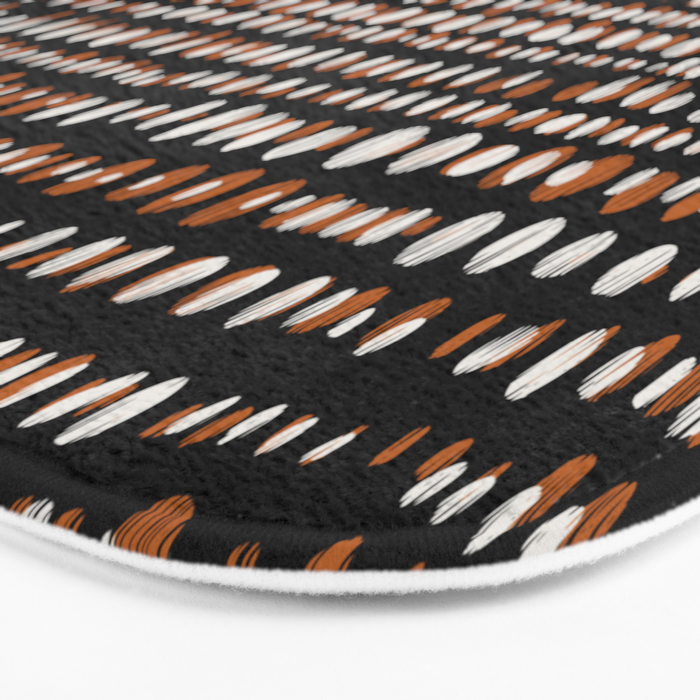 Black Forest dots Bath Mat Gallery Image 3
