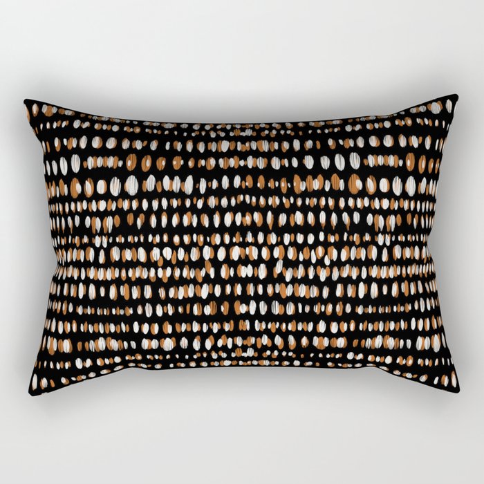 Black Forest dots Rectangular Pillow Gallery Image 2