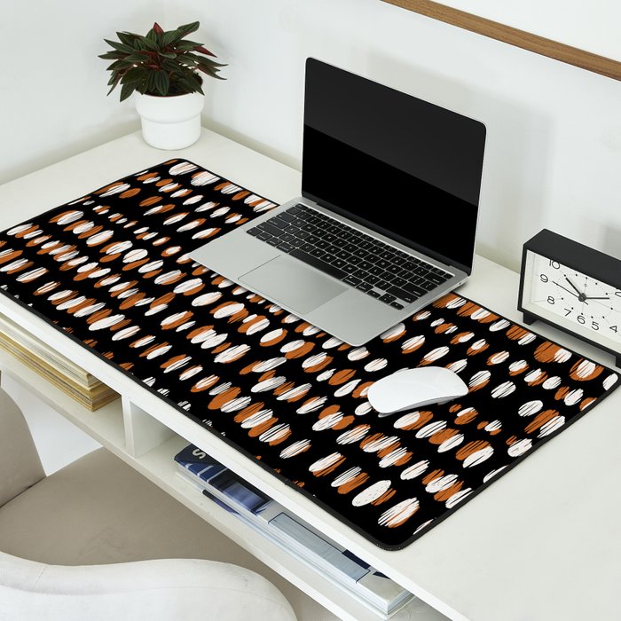 Black Forest dots Desk Mat Gallery Image 2