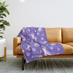 Space Unicorns Throw Blanket Gallery Image 1