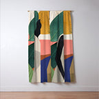 Tropical Girl Window Curtain Gallery Image 3