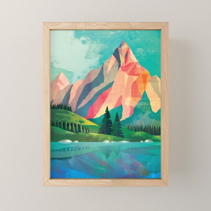 The Mountain Mini Art Print Gallery Image 1