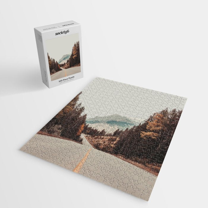 Mountain Road - Nature Photography Jigsaw Puzzle Gallery Image 2