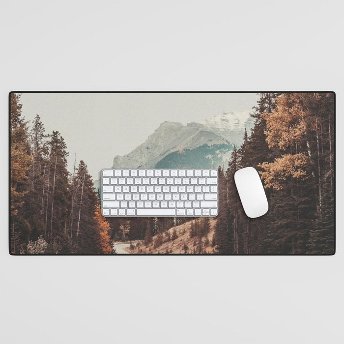 Mountain Road - Nature Photography Desk Mat Gallery Image 1