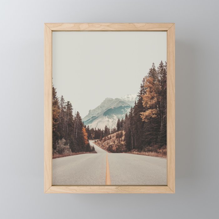Mountain Road - Nature Photography Mini Art Print Gallery Image 1
