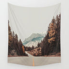 Mountain Road - Nature Photography Wall Tapestry Gallery Image 4
