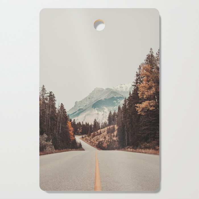 Mountain Road - Nature Photography Cutting Board Gallery Image 1