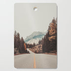 Mountain Road - Nature Photography Cutting Board Gallery Image 1