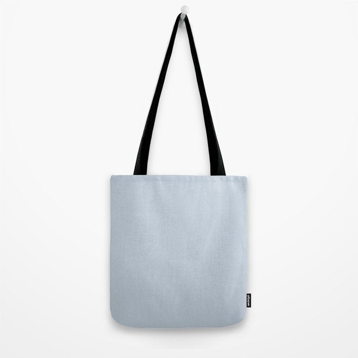 Light Periwinkle pale pastel shade of dried blue flower solid color modern abstract pattern  Tote Bag Gallery Image 2