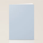 Light Periwinkle pale pastel shade of dried blue flower solid color modern abstract pattern  Stationery Card Gallery Image 2