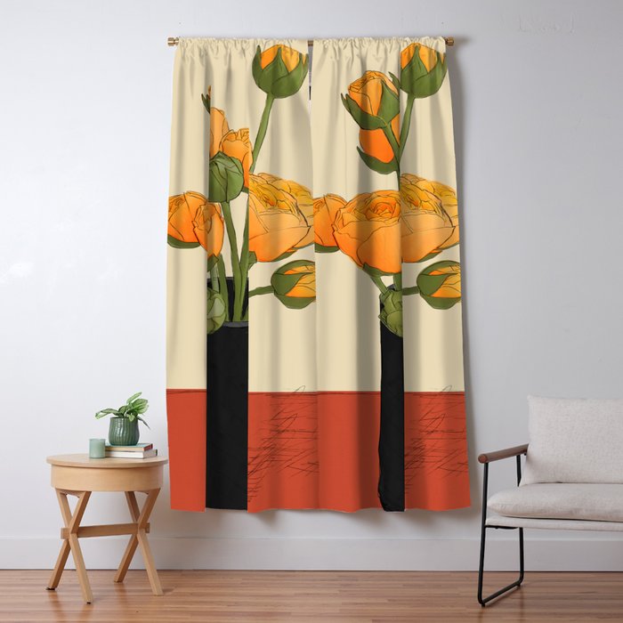 Tulip Bouquet Gift 7 Window Curtain Gallery Image 1