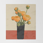 Tulip Bouquet Gift 7 Throw Blanket Gallery Image 2