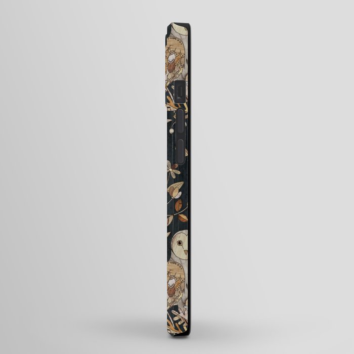 Wooden Wonderland Barn Owl Collage iPhone Case Gallery Image 2