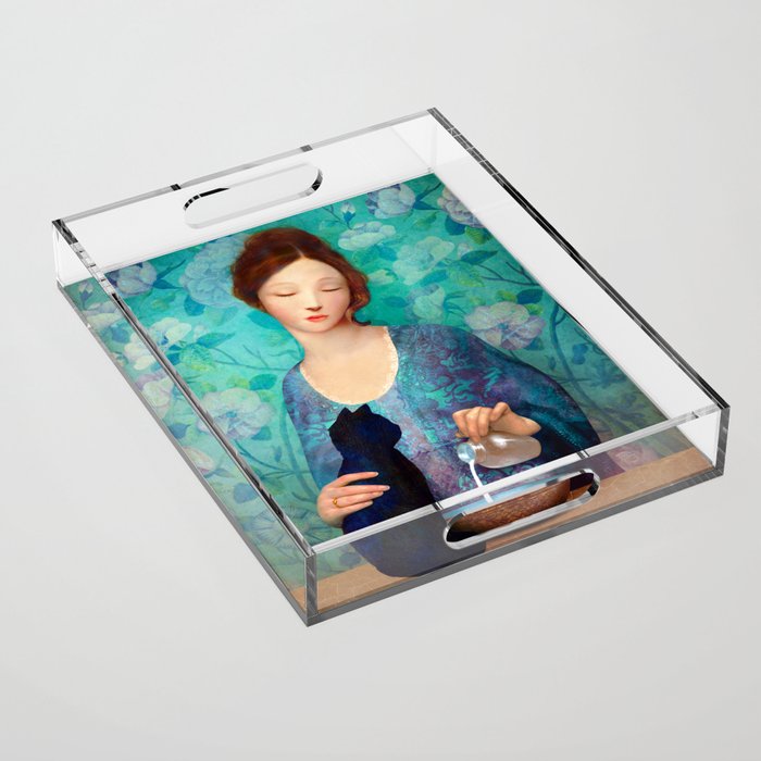 The Black Cat Acrylic Tray Gallery Image 1