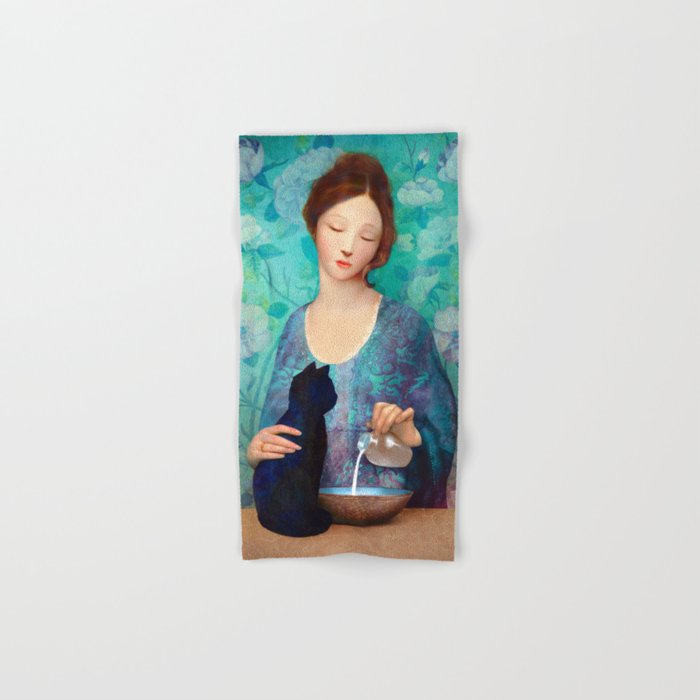 The Black Cat Bath Towel Gallery Image 1