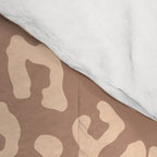 Leopard Print In Clay Brown Comforter Gallery Image 4