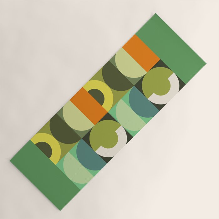 Modern Geometric 90A Yoga Mat Gallery Image 1