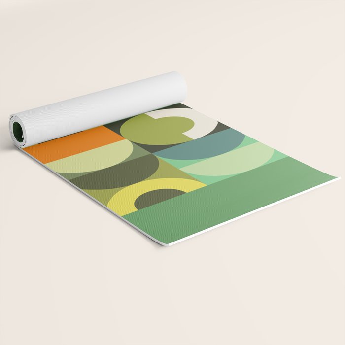 Modern Geometric 90A Yoga Mat Gallery Image 2