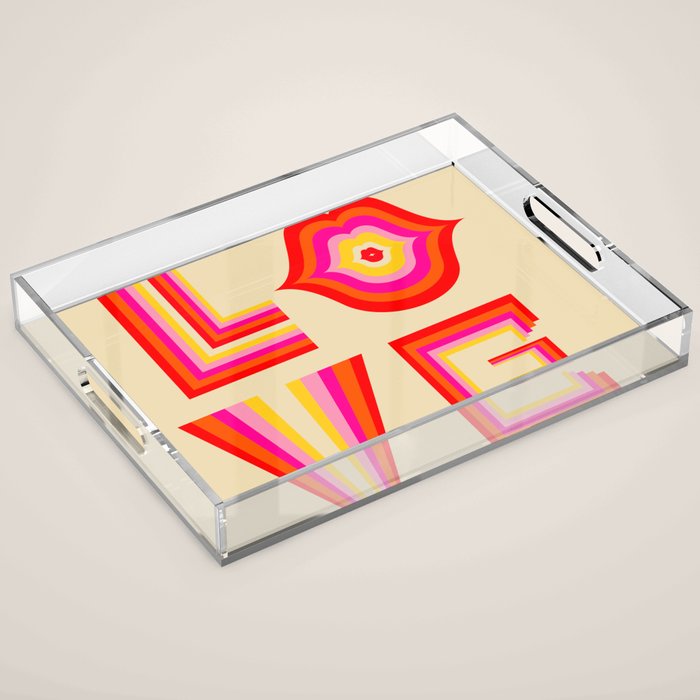 Love Acrylic Tray Gallery Image 1