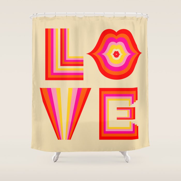 Love Shower Curtain Gallery Image 1